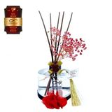 Aşk-I Sermest Toptan Ölümsüz Aşk Mix Serisi Mango & Kavun Kokulu 200 Ml Silindir Şişe Bambu Çubuklu Ortam Kokusu Reed Diffuser Oda Kokusu