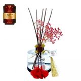 Aşk-I Sermest Toptan Ölümsüz Aşk Mix Serisi Vanilya & Amber Kokulu 10 X 200 Ml Silindir Şişe Bambu Çubuklu Ortam Kokusu Reed Diffuser Oda Koku