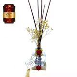 Aşk-I Sermest Toptan Ölümsüz Aşk Mix Serisi Vanilya & Amber Kokulu 10 X 60 Ml Küp Şişe Bambu Çubuklu Ortam Kokusu Reed Diffuser Oda Kokusu