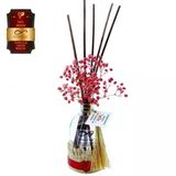 Aşk-I Sermest Toptan Ölümsüz Aşk Mix Serisi Vanilya & Amber Kokulu 5 X 100 Ml Oval Şişe Bambu Çubuklu Ortam Kokusu Reed Diffuser Oda Kokusu
