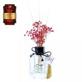 Aşk-I Sermest Toptan Ölümsüz Aşk Parfüm Serisi Lacostee Redd Kokulu 5 X 120 Ml Köşeli Şişe Bambu Çubuklu Ortam Kokusu Reed Diffuser Oda Kok