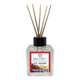 Aşk-I Sermest Toptan Rochass Çiçek Aromalı Bambu Çubuklu Oda Kokusu Reed Diffuser Ortam Kokusu Parfüm, Küp Şişe, 120 Ml, 3 Adet