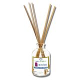 Aşk-I Sermest Toptan Rochass Çiçek Aromalı Bambu Çubuklu Oda Kokusu Reed Diffuser Ortam Kokusu Parfüm, Oval Şişe, 50 Ml , 10 Adet