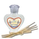 Aşk-I Sermest Toptan Şems-İ Tebrizi Çiçek Aromalı Bambu Çubuklu Oda Kokusu Reed Diffuser Ortam Kokusu Parfüm, Kalp Şişe, 60 Ml, 5 Adet