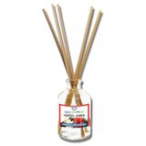 Aşk-I Sermest Toptan Vanilya&Amber Aromalı Bambu Çubuklu Oda Kokusu Reed Diffuser Ortam Kokusu Parfüm, Oval Şişe, 100 Ml, 10 Adet