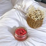 Aşk Kavanozu Mum %100 Doğal Soya Wax - Kırmızı
