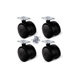 Aska Ticaret Oynak Tablalı Dolap Sehpa Masa Ayağı Mobilya Tekerleği 50 Mm (4 Adet) - Tekerlekler