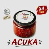 Aşkana Acuka 300g x 4 Adet - Karadeniz Usulü Ev Yapımı Katkısız Cevizli Kahvaltılık Sos Ekonomik Paket - 1,2 kg