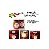 Aşkana Avantajlı Tanışma Paketi - Şişe Domatesi + Acuka + Lutenitsa + Paprika Turşusu (Toplam 5 Ürün)