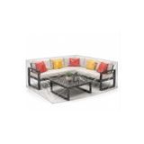 Aşkana En Çok Tercih Edilen Şeffaf Bahçe Mobilyası Koruma Örtüsü,Su Geçirmez,PVC Balkon,Teras,Masa Takımı Koruyucu Kılıf,160x230x100