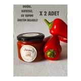 Aşkana Lutenitsa 300G X 2 Adet - Ev Yapımı Katkısız Geleneksel Balkan Sosu Kahvaltılık İkili Set