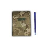 Asker Kolisi Kamuflaj Desenli Askeri Not Defteri - Kareli (20 Cm - 14.5 Cm)