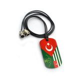 Asker Künyesi Adige-Abhaz-Türk 3'lü Bayrak