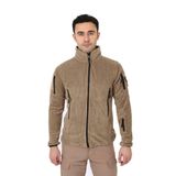Asker Marketi Bej Taktik Polar Hırka - Askeri Outdoor Polar S