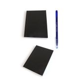 Asker Marketi Siyah Cep Boy Not Defteri - 12 cm-8 cm - Pantolon Gömlek Cebine Sığar