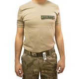 Asker Marketi Yeni Askeri Tişört - Yeni Tsk Kamuflaj Cırt Cırtlı Peç Alanlı T-Shirt M