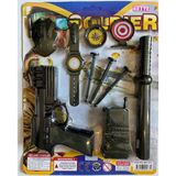 Asker Seti Yeşilli Full Set Oyuncak
