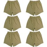 Askeri Boxer, Askeri Paçalı Don 6'lı Paket - 3XL - Haki