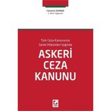 Askeri Ceza Kanunu - Fahrettin Demirağ