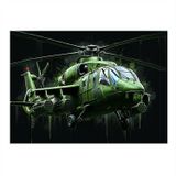 Askeri Helikopter İnişi Art Mdf Poster 35cm X50cm