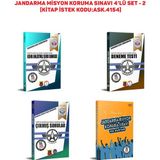Askeri Sınav Kitapları Jandarma Misyon Koruma Sınavına Hazırlık Kitapları 4’lü Set (2)