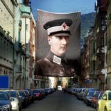 Askeri Üniformalı Gazi Mustafa Kemal Atatürk - Portre Cephe Poster Bayrak -4X6 metre