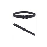 AskerVadisi Siyah Ince Palaska (koruma Palaskası) - Ayarlanabilir Cırtlı Outdoor Kemer - 4 Cm