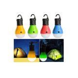 Askı Kancalı Pilli 3Modlu Led Ampul Mini Kamp Lambası (3 Adet Aaa Pille Çalışır)