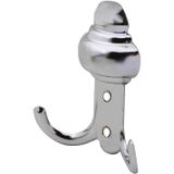 Askı Metal Krom Portmanto Vestiyer Duvar Askısı Dolap Elbise Kıyafet Askılığı Askılık (5 ADET) caselka