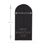 Askıcı Abiye Elbise Koruyucu Kılıf 3 Adet (60 X 160 Cm)