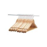 Askıcı Ahşap Naturel Kıyafet Ve Elbise Askısı 20 Adetaa-olg77712321
