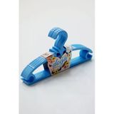 Askıcı Doğa 24 Adet Bebek Askısı Çocuk Kıyafet Askısı Mavi Fiyonk Ask
