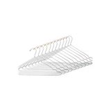 Askıcı Metal Elbise Askısı 12 Adet 3Mm Kalınlık Boncuklu