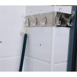 ASKICI Şeffaf Duvar Askısı 5'li Iz Bırakmayan Güçlü Yapışkanlı Banyo Mutfak Düzenleyici Kanca Askılık