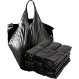 Askıcı Siyah Jumbo Atlet Poşet 45X85 cm Ekstra Kalın Dayanıklı Poşet Esnek 1 Kılo 15 Adet - 45*85