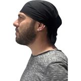 Askıcı Siyah Kare Bandana - Standart