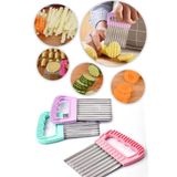 Askıcı Tırtıklı Patates Cips Dilimleyici - Pratik Şekilli Sebze Meyve Doğrayıcı