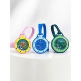 Askılı Analog Saat Pantolon Kemer ve Çanta Aksesuarı Yeşil - 0 - 12 Yaş