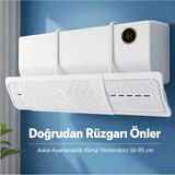 Askılı Ayarlanabilir Klima Hava Yönlendirici 56-95 cm Rüzgar Önleyici Klima Siperliği Deflektör