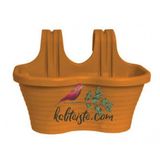 Askılı Balkon Saksısı 6,5 L Kahverengi