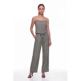 Askılı Crop Bluz Pantolon Takım
