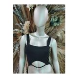 Askılı Crop Top Bluz