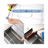 Askılı Dosya Çerçevesi, Mektup Boyutu, Ayarlanabilir 30,5 cm Ila 45,5 Cm, 2 Adet (1'li Paket) Gümüş - Standart