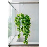 Askılı Saksıda Yapay Sarkan Okaliptus - 90 cm Balkon ve Teras Çiçeği