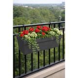 Askılı Yalı Balkon Saksı 10.8 Litre Antrasit Renk