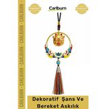 #Askılık Dekoratif Model 5 Altın Çember Bereket Kedi Püskül Duvar Araba Şans Bereket Askılık