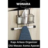 #Askılık Premium Organizer Raf Kolay Montajlı Dayanıklı Sağlam Kapı Arkası Ütü Masası Asma Aparatı