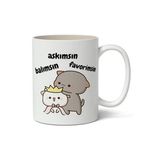 Askimsin, Balimsin, Favorimsin Baskili Kupa Bardak Baskili Kahve Kupa Bardak