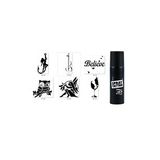 Aşkın Büyüsü Spray Tattoo Geçici Dövme Yapma Seti Siyah Sprey Dövme