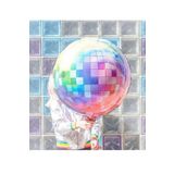 aşkın concept Disko Disco Topu Folyo Balon rengarenk